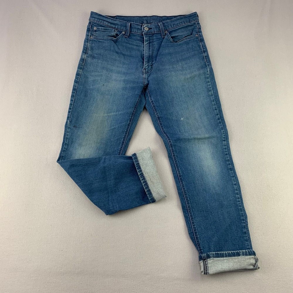 Levi's Jeans 511‎ Slim Fit Mens 36x34 Blue Denim Casual Classic Retro Stretch